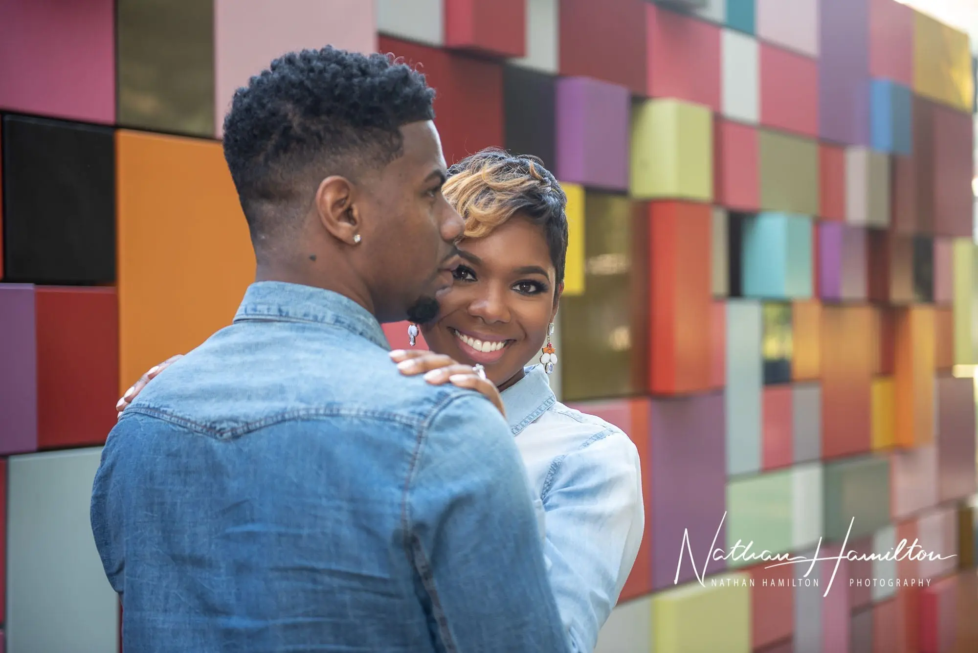 Discovery green engagement photos