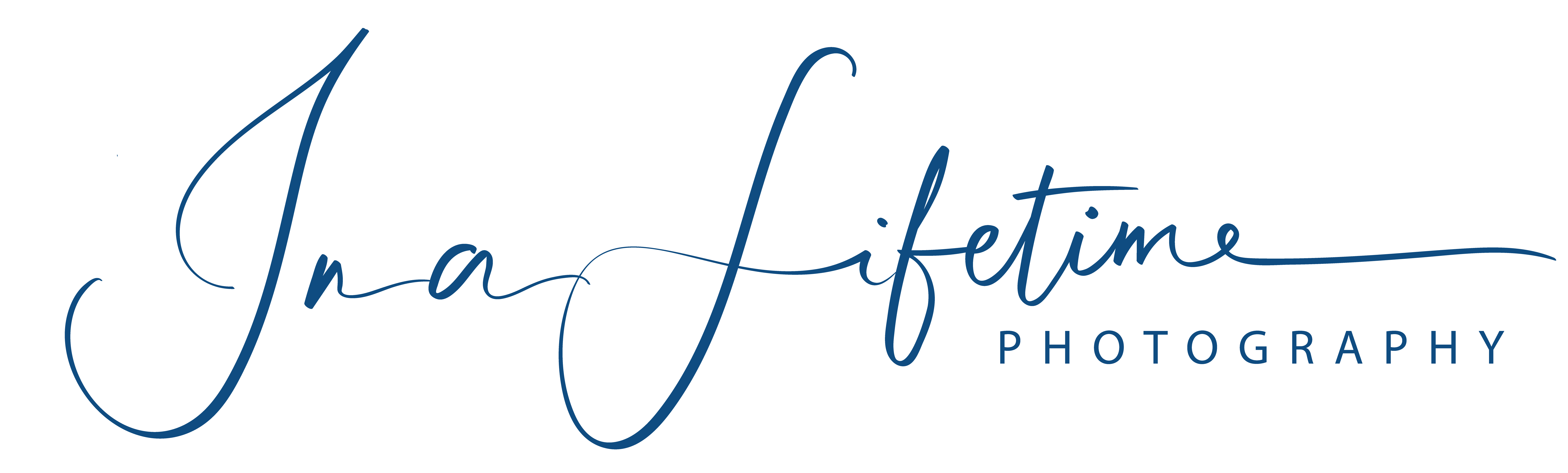 company logo for in a lifetime photography for the link in bio page