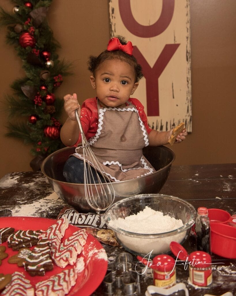 Christmas baby pictures