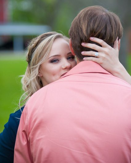 rosemary barn engagement photos
